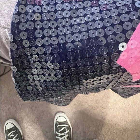 PINK Victoria's Secret Navy Cotton Thong - Picture 4 of 4